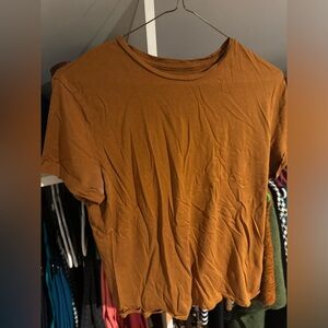 Rust color shirt